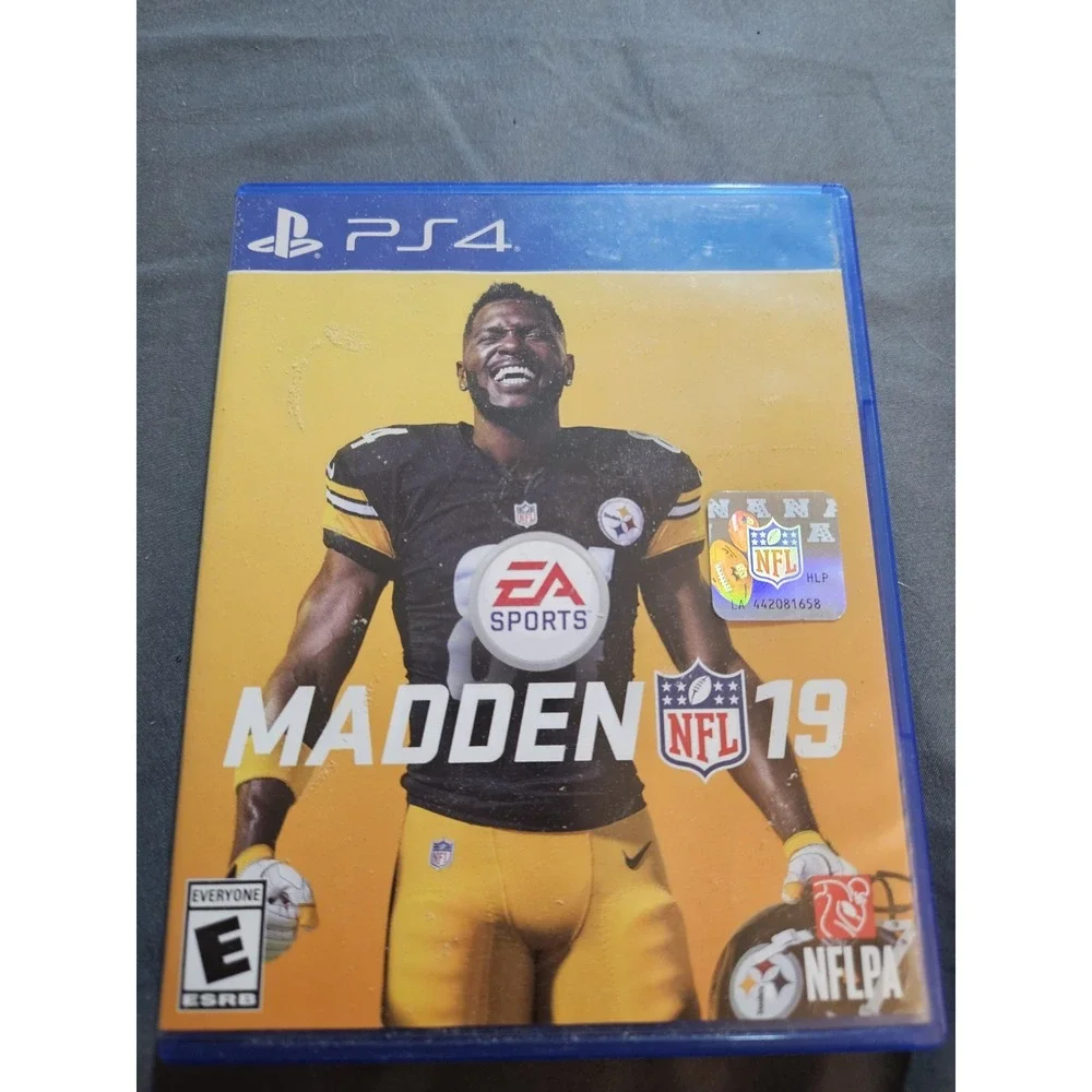 Madden NFL 19 Sony PlayStation 4 PS4 EA Sports Football Game Antonio Brown Cover